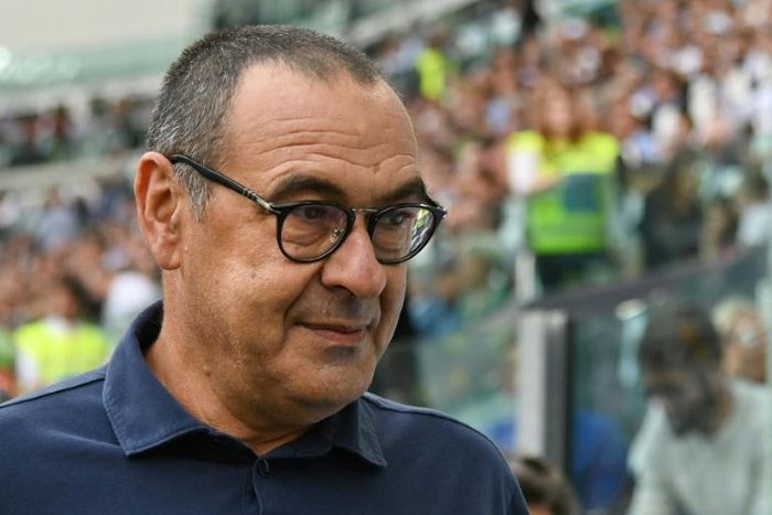 Coach Maurizio Sarri prepares for his first Champions League game at home with Juventus.