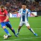 Wu Lei (R) grabbed the opening goal for Espanyol in a 2-0 win over CSKA Moscow