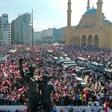 The nationwide protests have centred on Beirut's Martyrs' Square