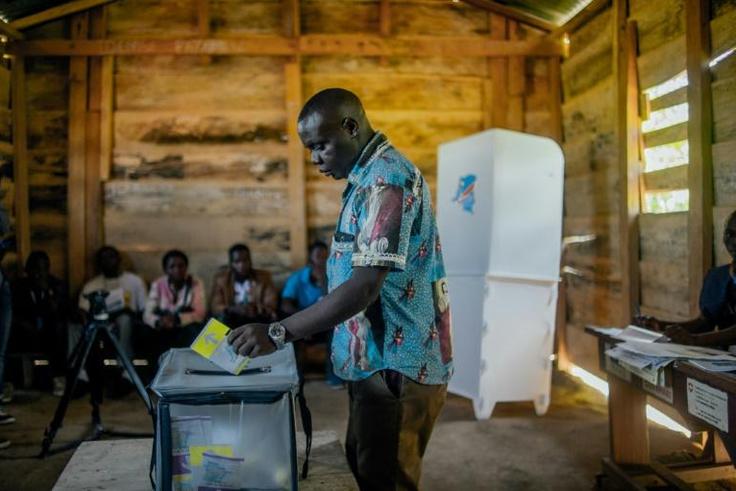 The election had been postponed in Beni because of conflict and an Ebola epidemic