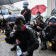 Protesters have been wearing masks to protect themselves from tear gas and hide their identities in Hong Kong