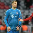 Bayern Munich's Germany goalkeeper Manuel Neuer and Polish forward Robert Lewandowski count the cost of their Champions League exit