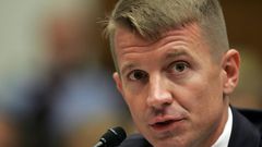 Erik Prince was the co-founder of private security firm Blackwater which played a controversial role in the wars in Iraq and Afghanistan