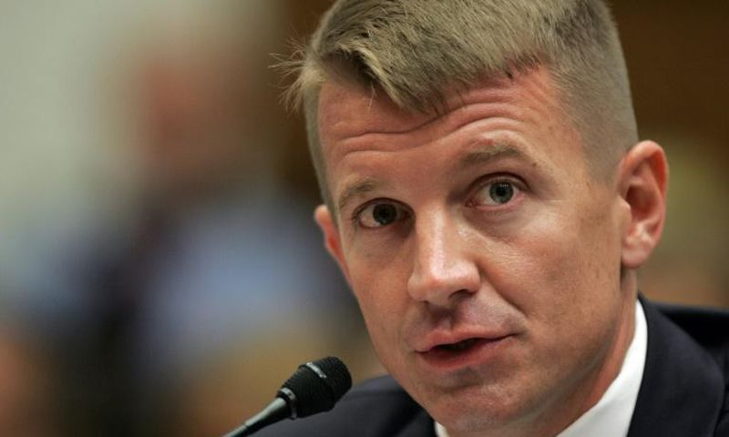 Erik Prince was the co-founder of private security firm Blackwater which played a controversial role in the wars in Iraq and Afghanistan