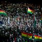 Protests have erupted on both sides of the dispute over the election result
