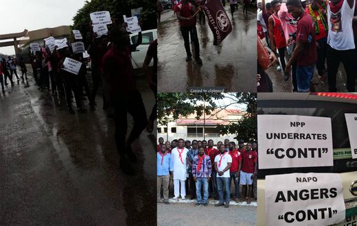 Conti storms Kumasi Stadium