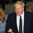 Boris Johnson arrived in Manchester for the Conservative party conference with his partner Carrie Symonds