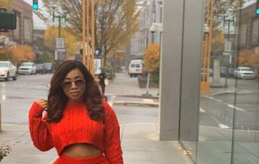 Moesha Boduong in New York