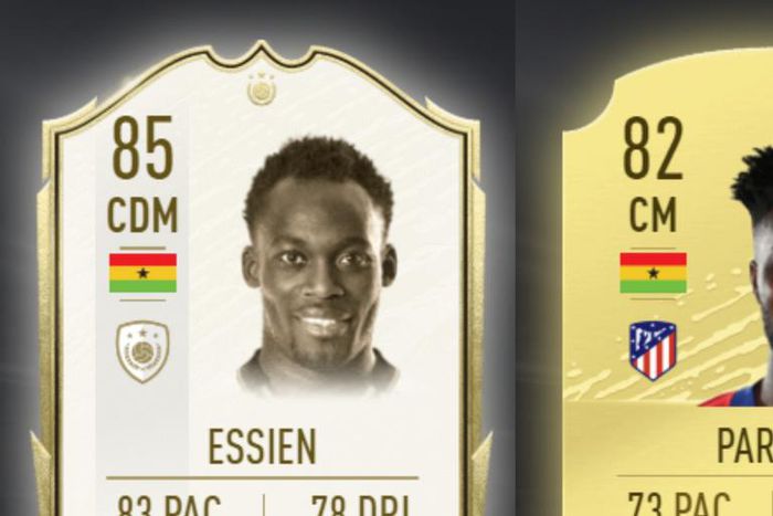 Thomas Partey is the second highest-rated Ghanaian in FIFA 20 as Essien takes top spot