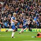 Brighton's Aaron Connolly (second right) celebrates his second goal against Tottenham