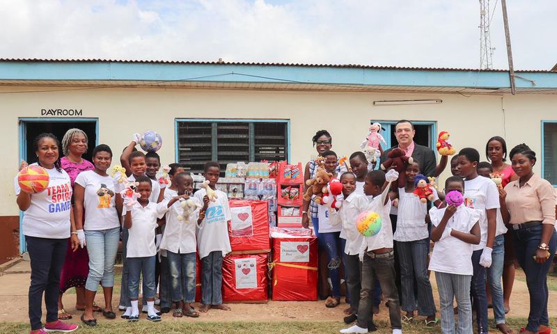 Generous donors support the Shelter for Abused Children with 872 'Kilos of Kindness'