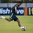 Neymar trained in Singapore ahead of his 100th cap against Senegal