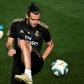Gareth Bale takes part in a Real Madrid training session