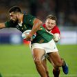 Damian De Allende scored South Africa's only try against Wales