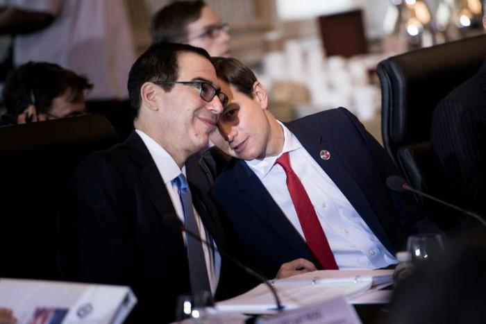 US treasury secretary Steven Mnuchin and President Donald Trump's son-in-law and advisor Jared Kushner are among the key figures attending the conference