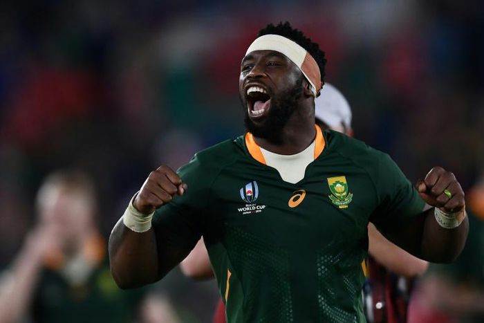 South Africa's captain Siya Kolisi carries the weight of the Rainbow Nation on his shoulders