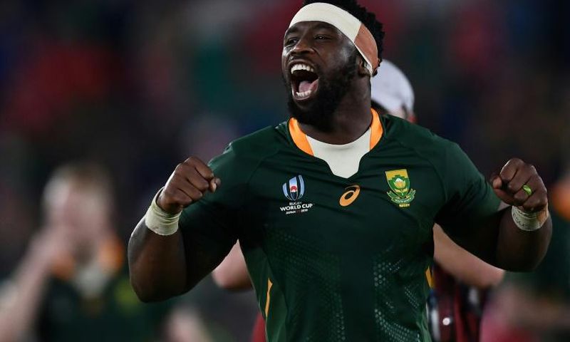 South Africa's captain Siya Kolisi carries the weight of the Rainbow Nation on his shoulders