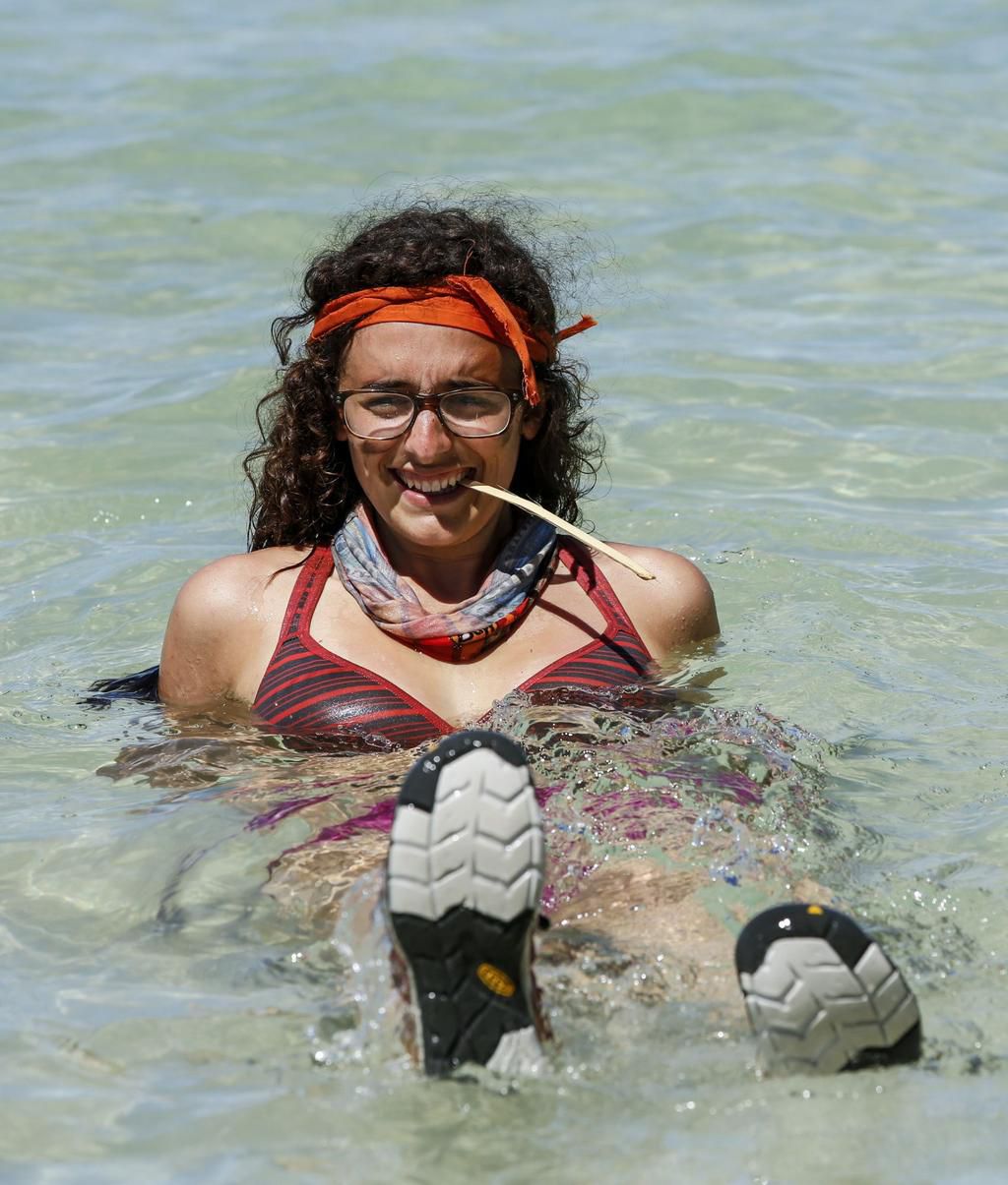 Hannah Shapiro during Survivor: Millennials vs. Gen. X.