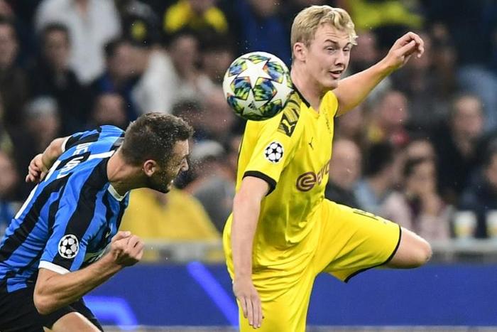 Julian Brandt (right) has found his goal-scoring touch
