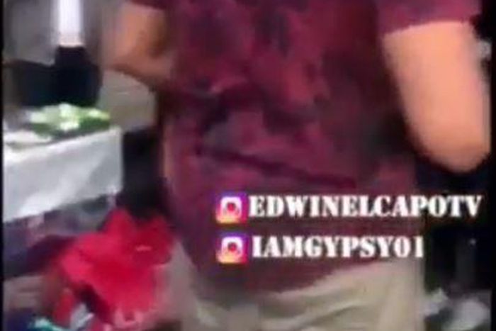 Man carries birthday girl on his shoulders, ends up with sanitary pad on his back (video)