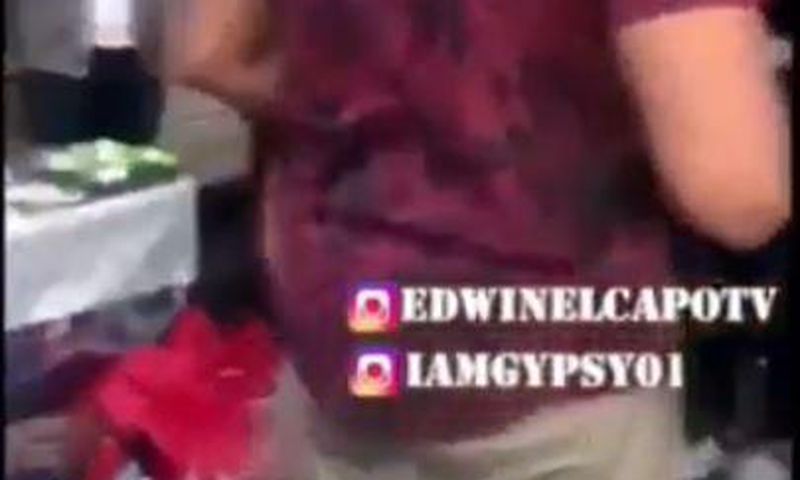 Man carries birthday girl on his shoulders, ends up with sanitary pad on his back (video)