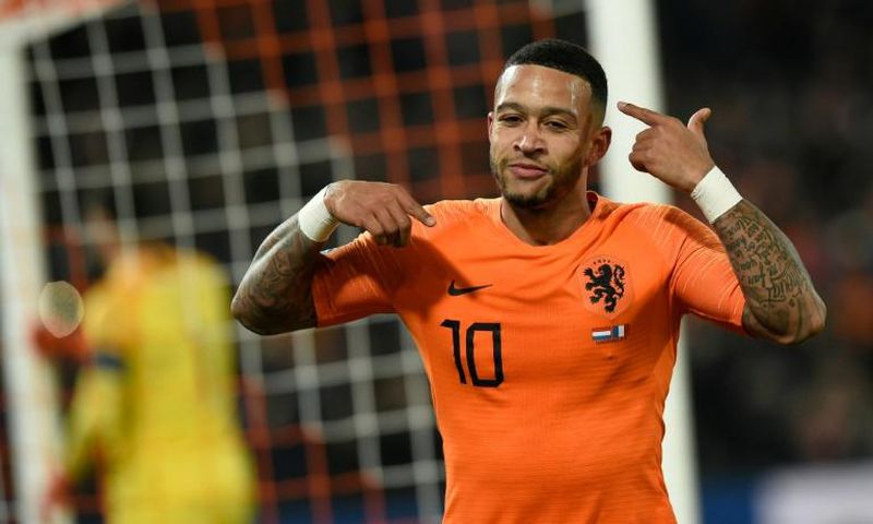 Netherlands forward Memphis Depay scored twice against Northern Ireland