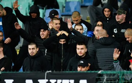 Monkey chants and apparent Nazi salutes overshadowed England's 6-0 win at Monday's Bulgaria-England game
