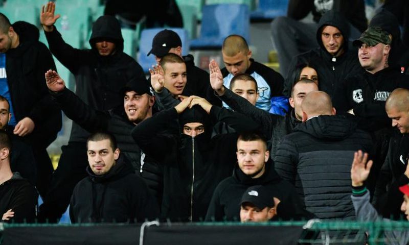 Monkey chants and apparent Nazi salutes overshadowed England's 6-0 win at Monday's Bulgaria-England game