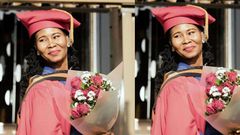 Determined hotel cleaner graduates with PhD from her scanty savings