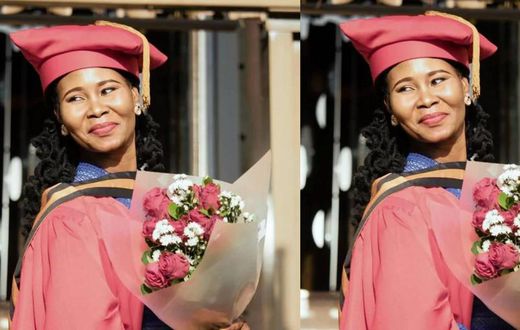 Determined hotel cleaner graduates with PhD from her scanty savings