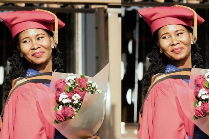 Determined hotel cleaner graduates with PhD from her scanty savings