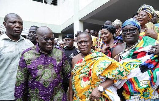 Nana Addo with Bono chiefs