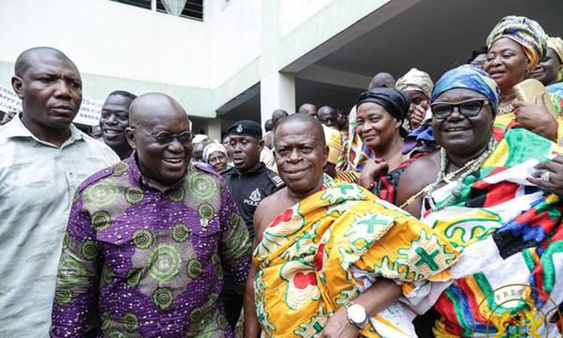 Nana Addo with Bono chiefs