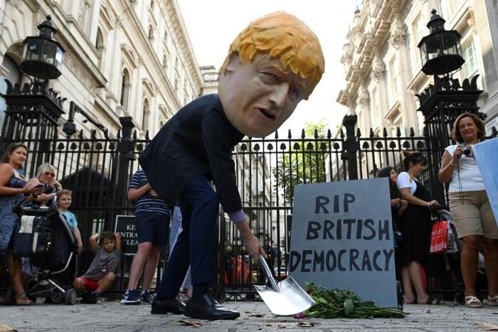 Prime Minister Boris Johnson faces legal challenges to his move to suspend parliament in the weeks before Britain's exit from the EU on October 31