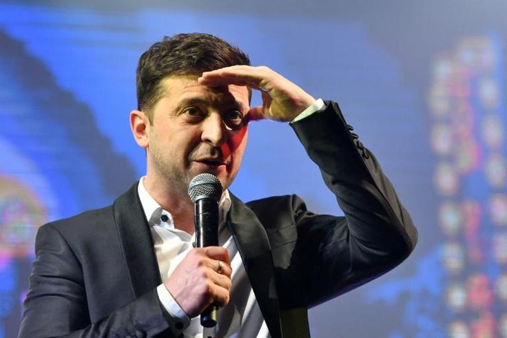 Zelensky's real presidential bid started out as a long shot but, on the back of popular discontent with the political class, he has leapt to pole position