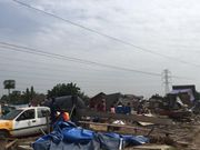 Hundreds displayed in a massive demolition exercise at American House