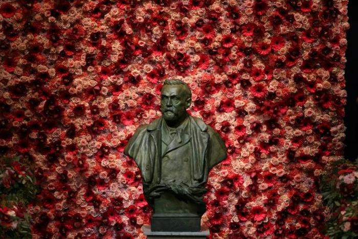 Unlike the other Nobels awarded since 1901, the Economics Prize is the only one not created by the prizes' founder, philanthropist and dynamite inventor Alfred Nobel -- a bust statue of whom is seen here -- in his 1895 will