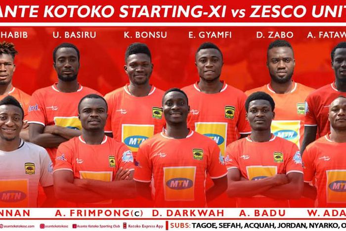 Kotoko starting XI