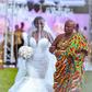 Wife of Ghanaian actor, John Dumelo and her daddy