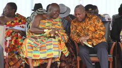 A famous chief says he convinced Ghana’s ex-President Mahama to concede defeat in the 2016 Presidential election