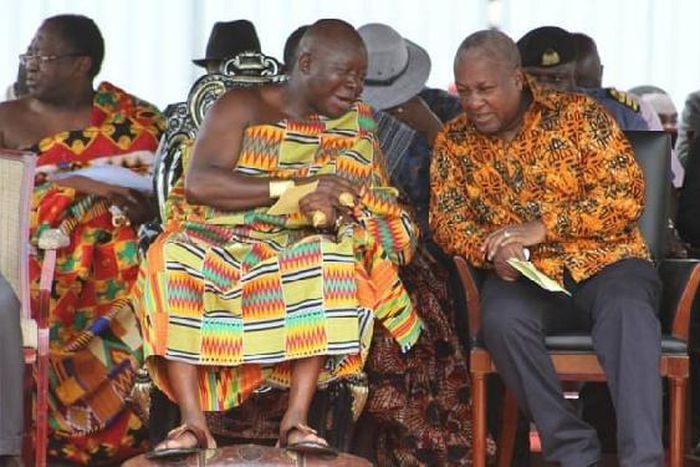 A famous chief says he convinced Ghana’s ex-President Mahama to concede defeat in the 2016 Presidential election