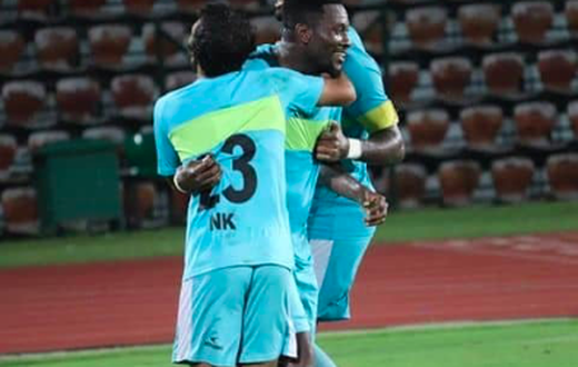 Gyan scores first goal for new club in India