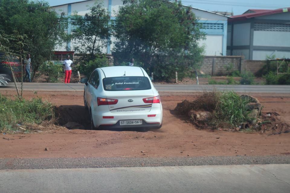 Unapproved routes on Accra-Tema motorway