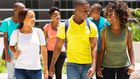 African American students on campus  (blkgldradio)