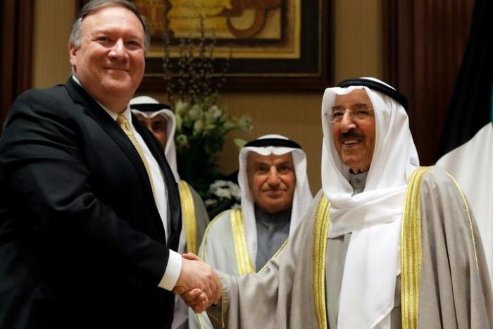 Top US diplomat Mike Pompeo launched his latest Middle East tour in Kuwait where he met Emir Sheikh Sabah al-Ahmad Al-Sabah