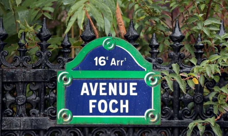 The luxury apartment is on Avenue Foch, a favourite destination of foreign millionaires in Paris
