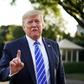 US President Donald Trump, speaking to the media outside the White House on August 30, 2019, said new tariffs against Chinese goods 'are on.'