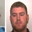 A handout photo made available by Essex Police in London on October 29, 2019, shows Christopher Hughes (L) and his brother Ronan Hughes, who are being sought in connection with the discovery of the 39 Vietnamese bodies found in a truck in Grays on Octo...