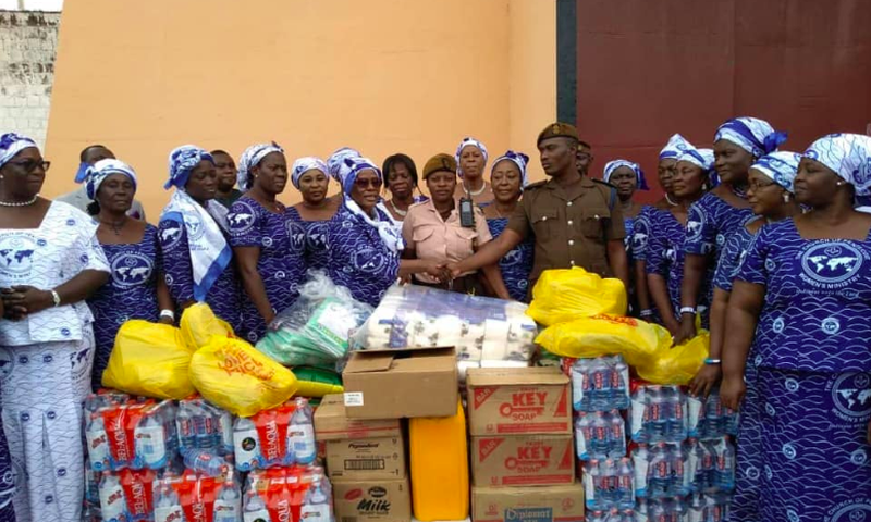 Teshie-Nungua area women’s ministry supports inmates of Nsawam Prison