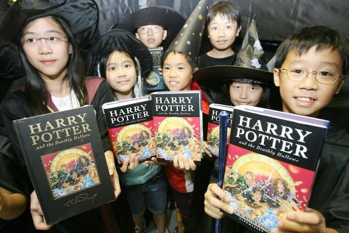Three priests in Poland burned books and items they consider sacrilegious, including British author J.K. Rowling's famed Harry Potter fantasy novels